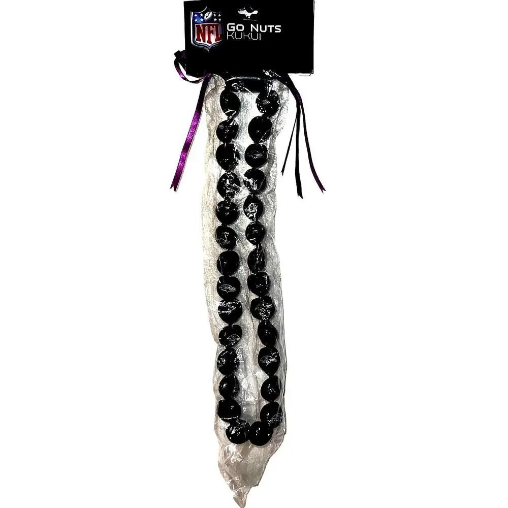 NFL official Baltimore Ravens go nuts‎ KUKUI fan necklace 14”￼